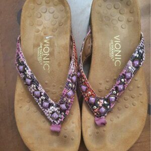 Vionic - Purple/Pink Sandals with studs